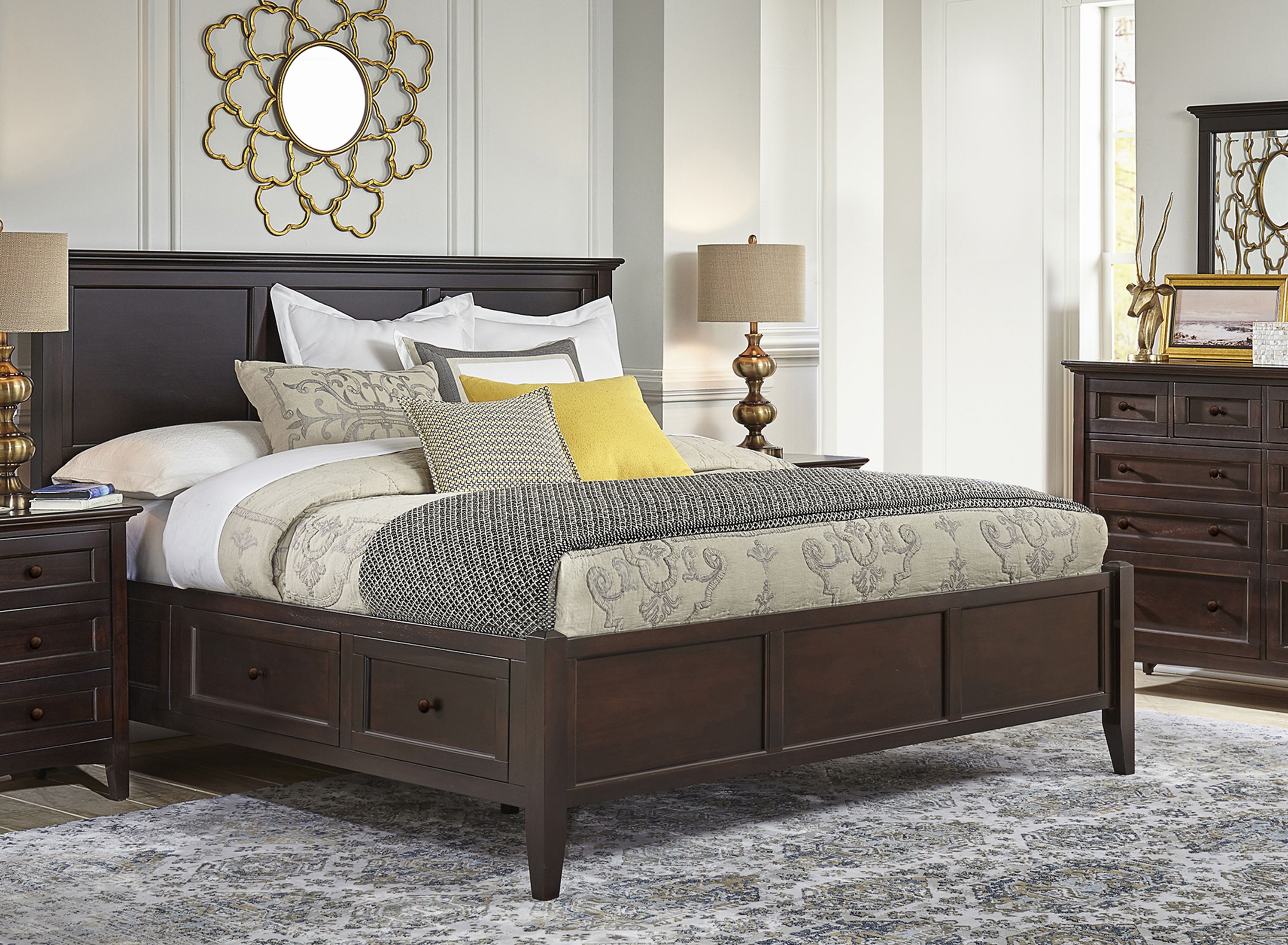 Westlake 4-pc. Queen Platform Bedroom Set w/ Storage Bed ...