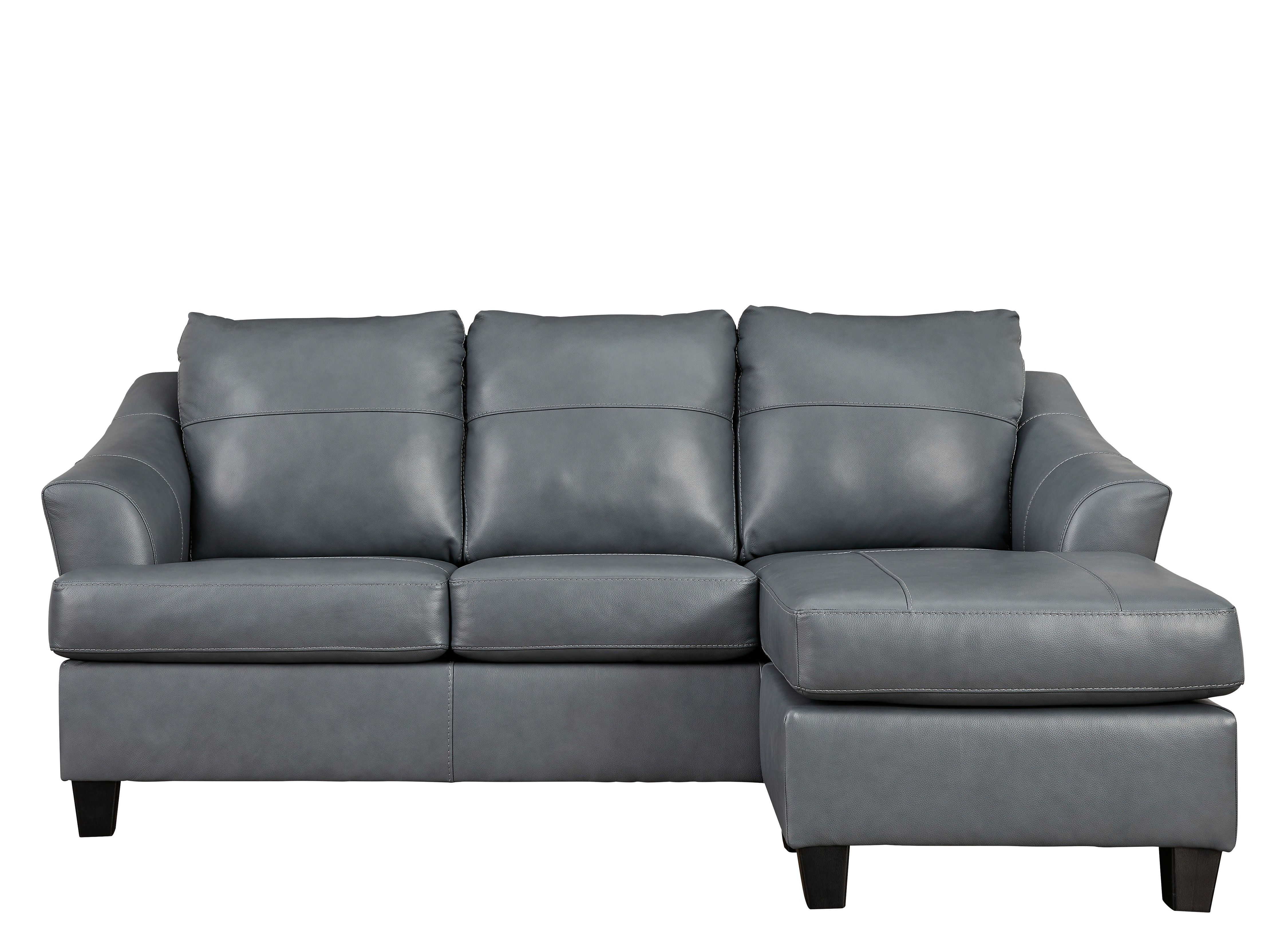 Grant Leather Sofa Chaise | Raymour & Flanigan