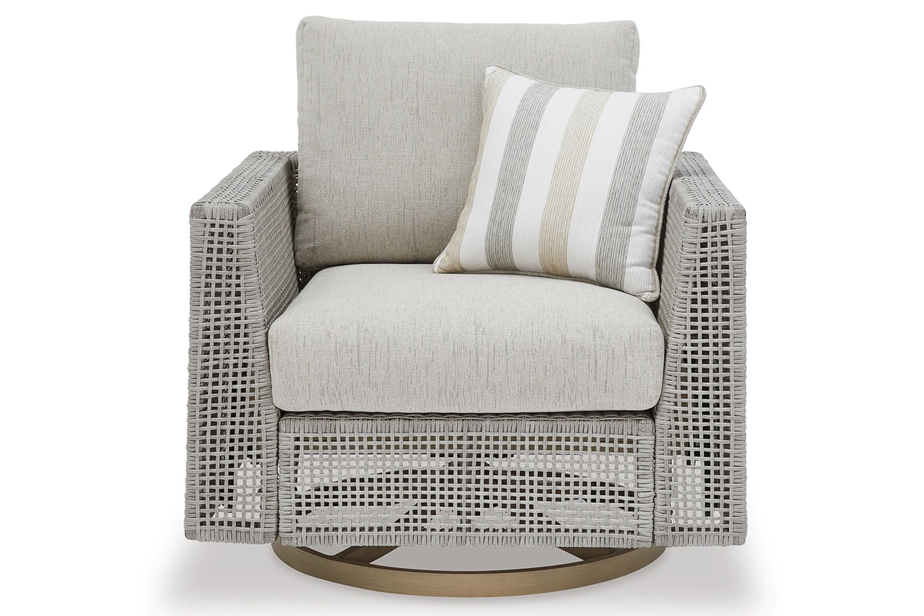 Seton Creek Outdoor Swivel Lounge Chair Raymour & Flanigan