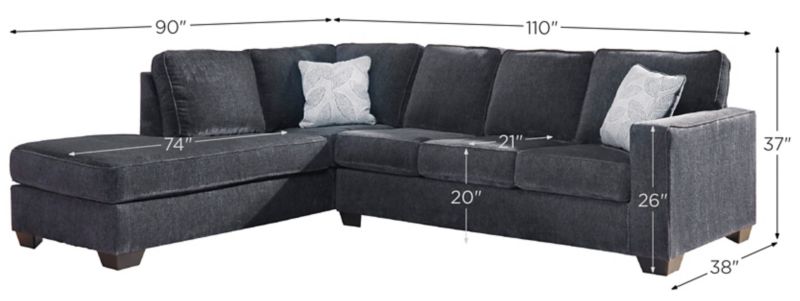 Adelson Chenille 2-pc. Sectional