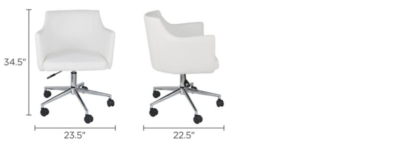 Aster Swivel Desk Chair Raymour Flanigan