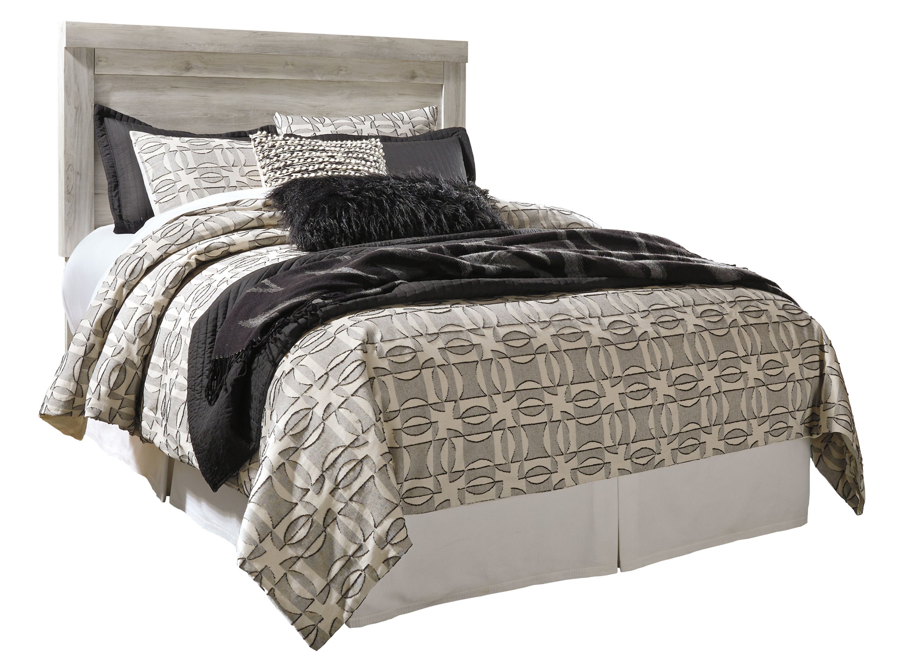 Bellaby - Panel Headboard With Bolt On Metal Frame