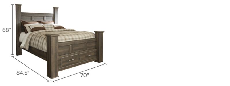 Juararo Storage Bed Dimensions