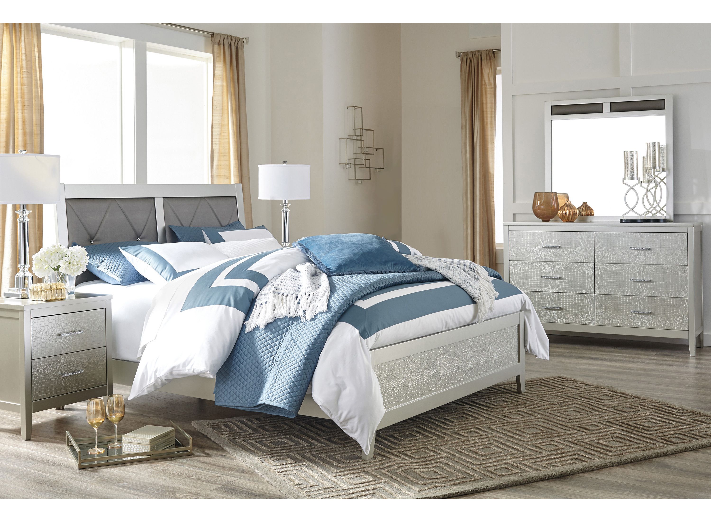 Shop Shayla 4 Pc Bedroom Set Online Raymour Flanigan