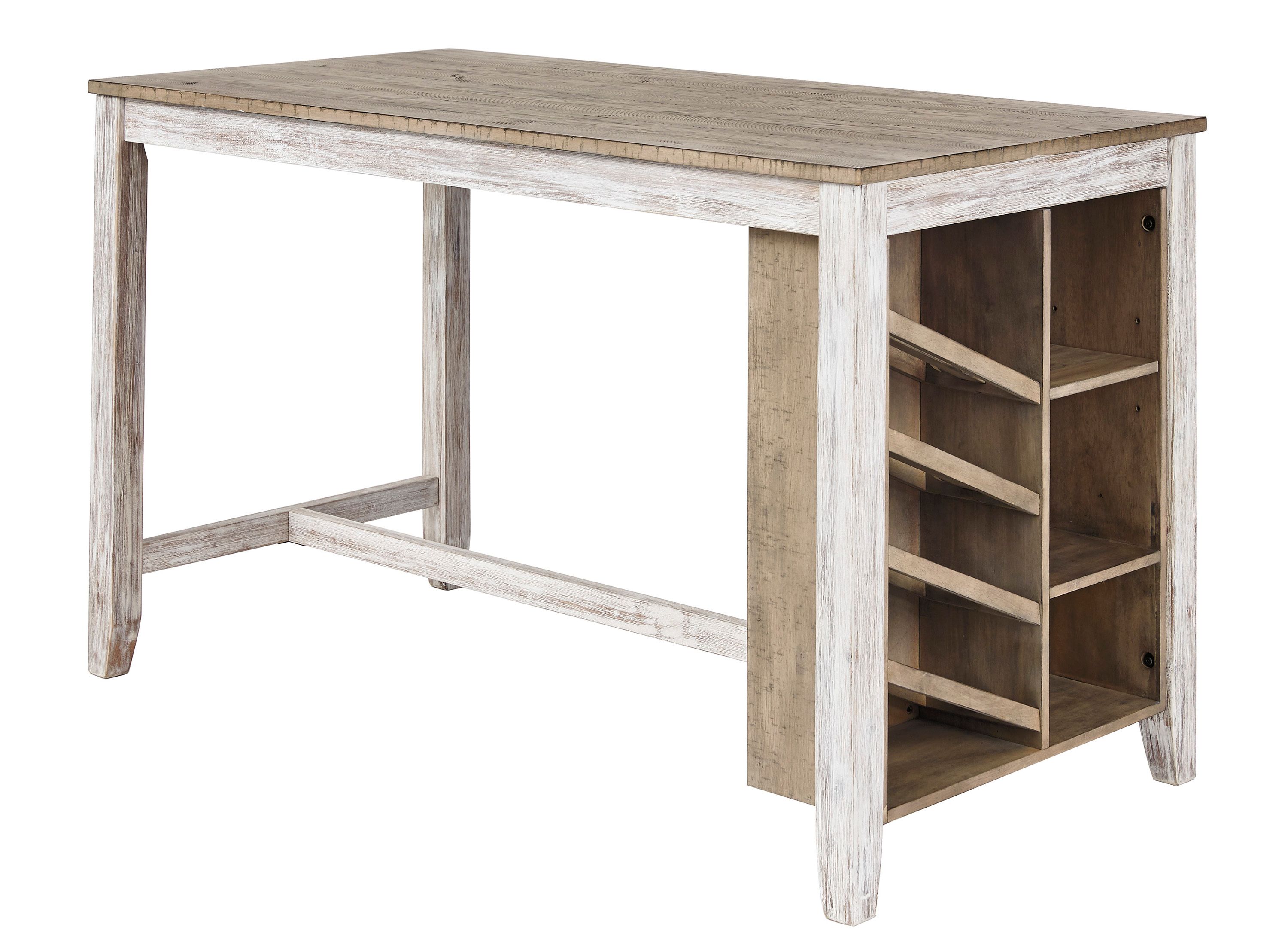 Dining table discount with wine storage