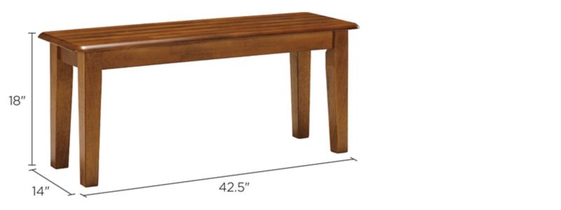 Berringer Dining Bench Dimensions