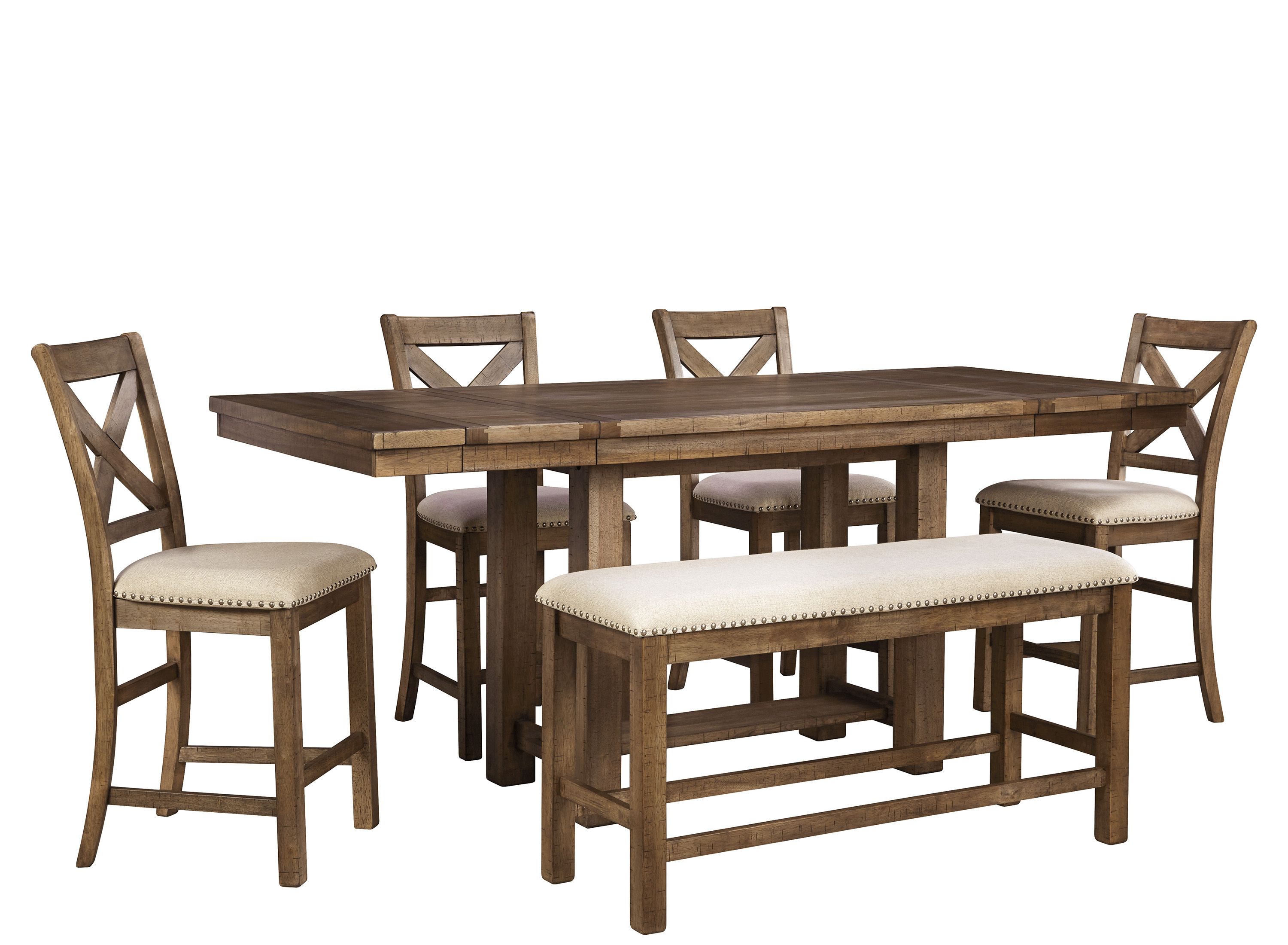 Montana 6 pc. Counter Height Dining Set w Leaves Raymour Flanigan