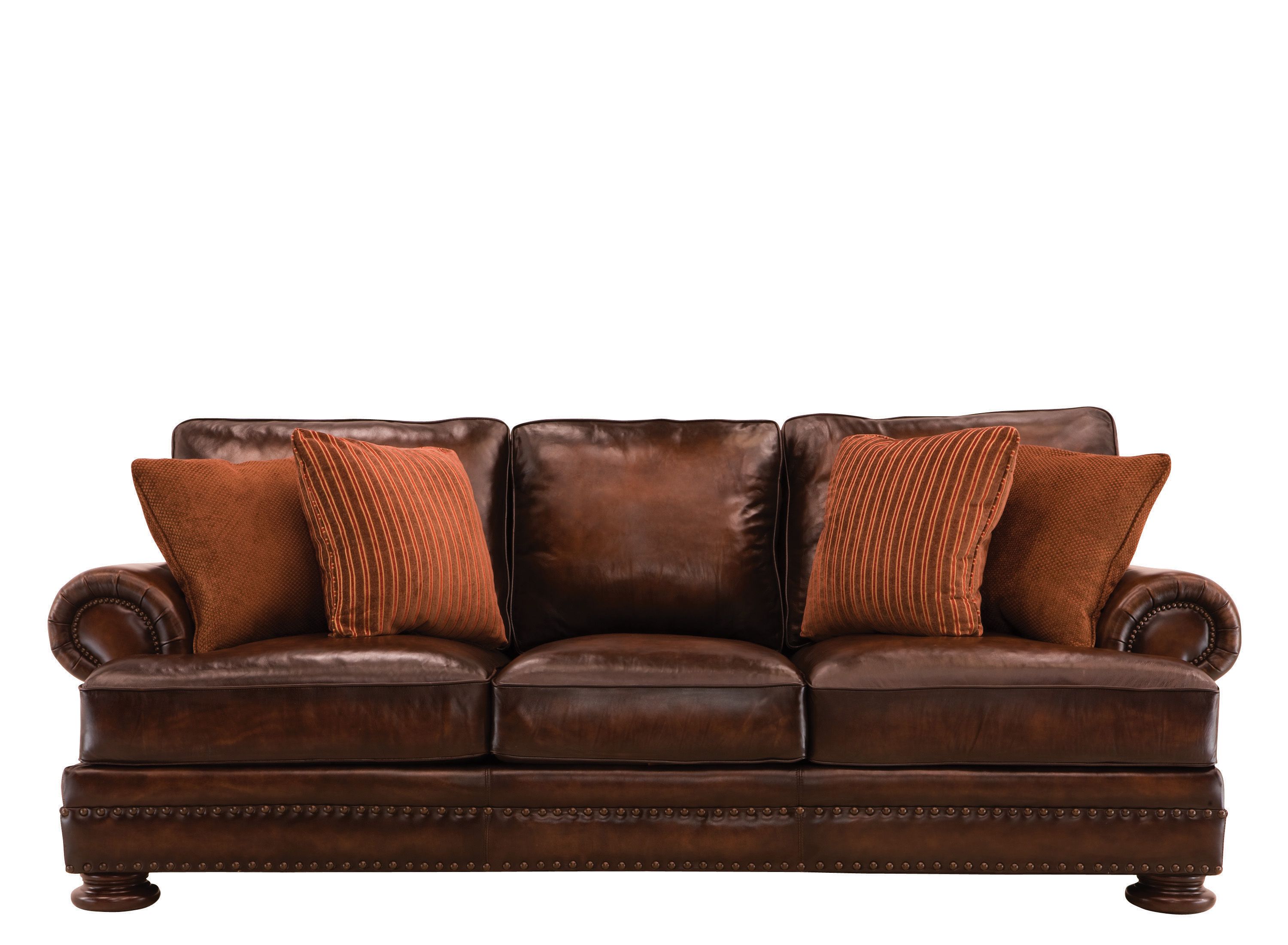 Foster Leather Sofa Walnut Raymour Flanigan
