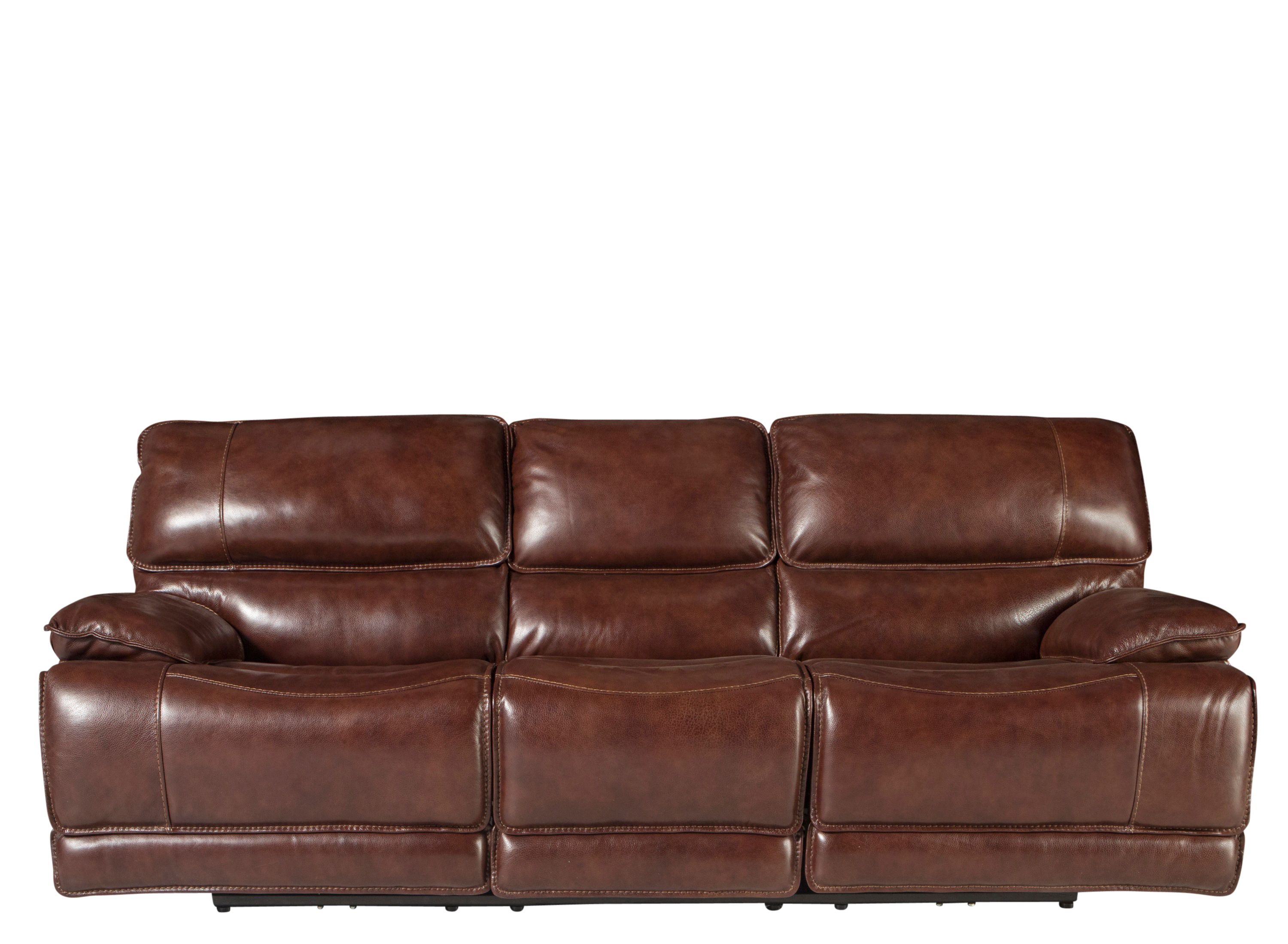 wallace leather power reclining sofa