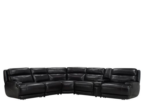 Raymour and store flanigan sectional leather