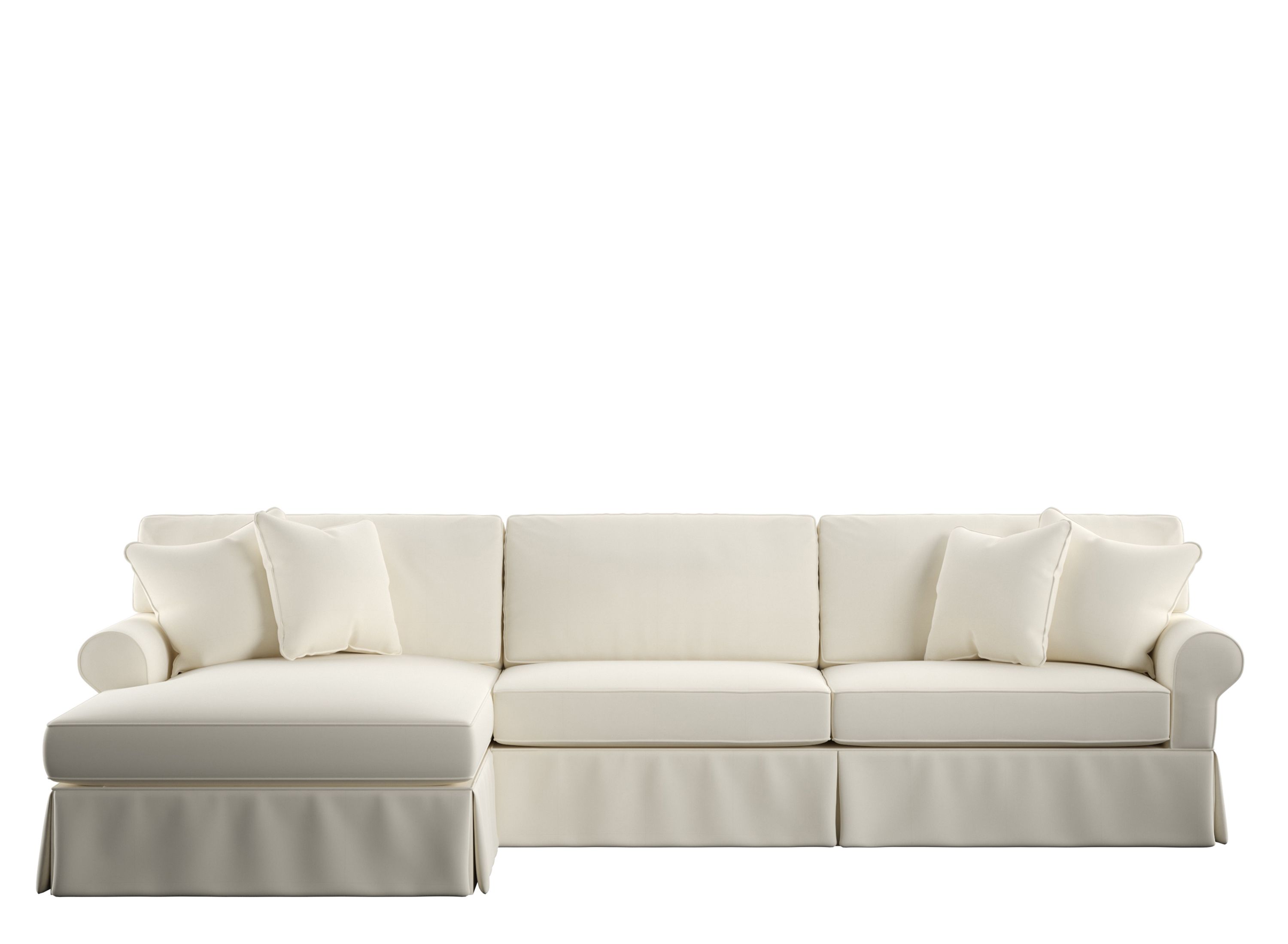 Belmont Slipcovered 2pc. Sectional Sofa Raymour & Flanigan