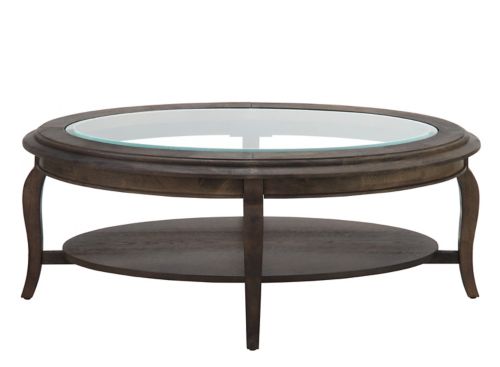 Raymour and flanigan glass store coffee table