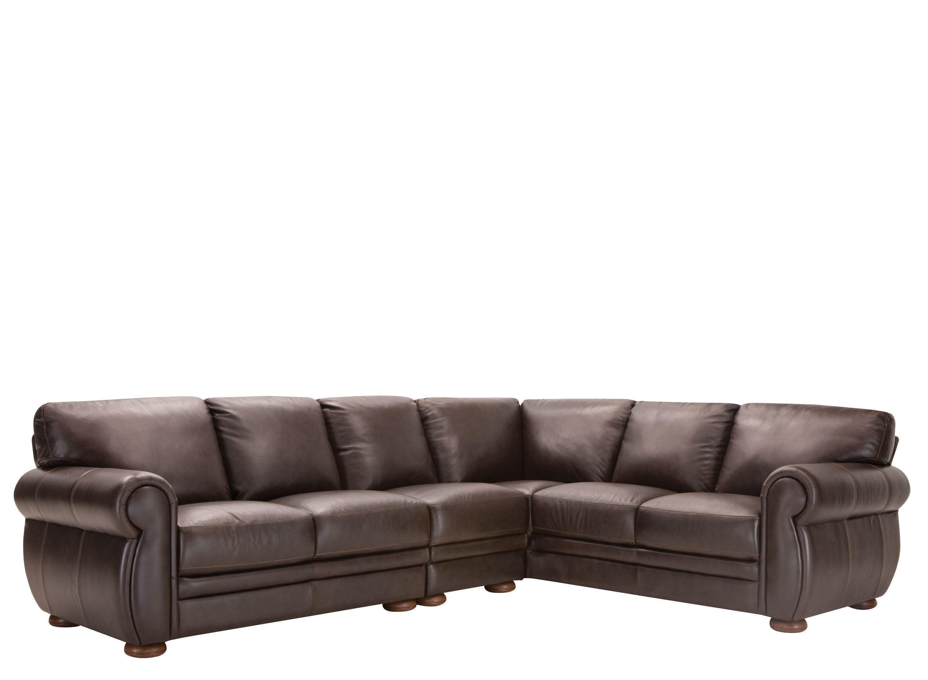 Marsala 3 Pc Leather Sectional Sofa, Raymond And Flanigan Sectional Sofas