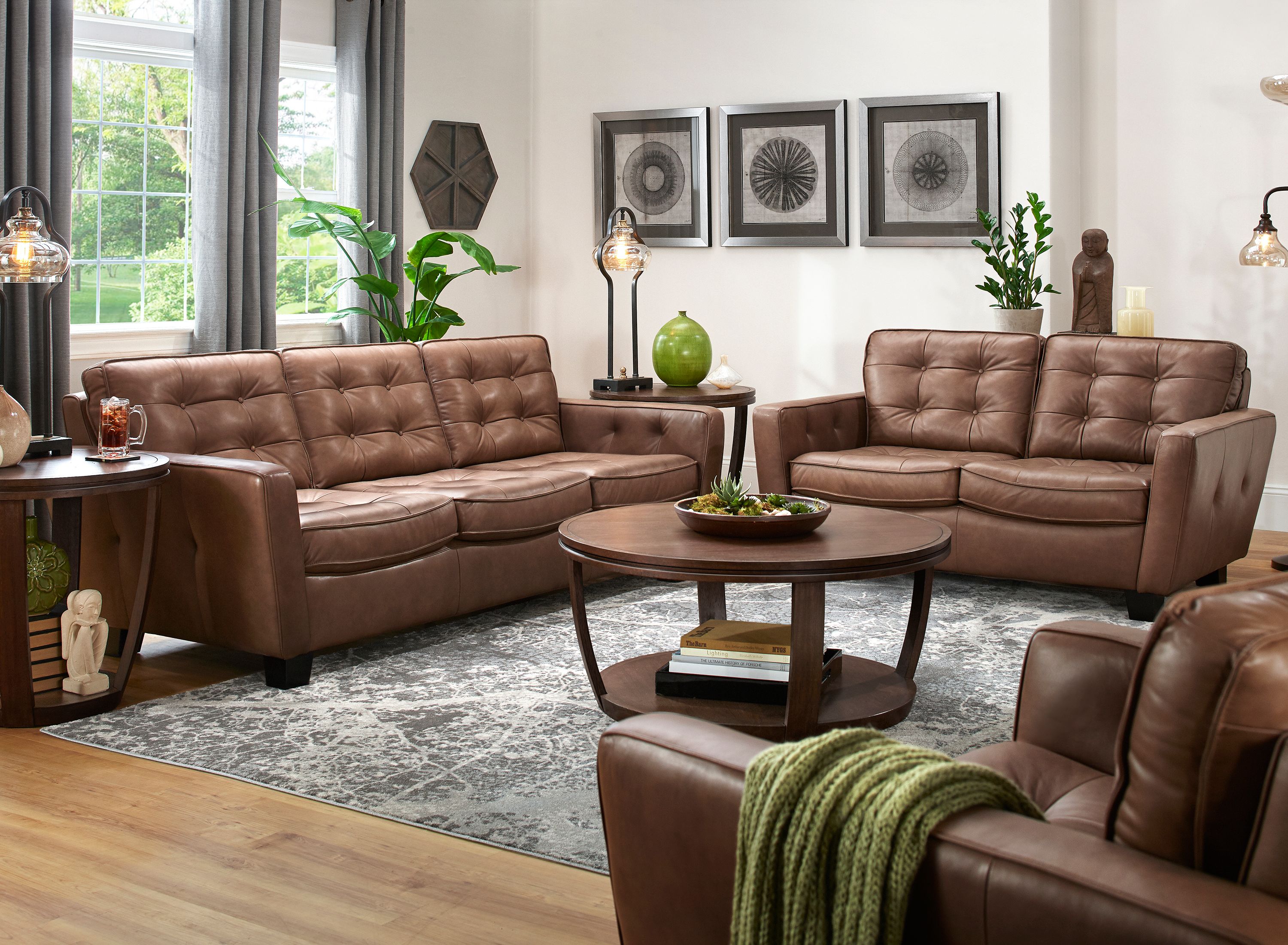 Bryce 2pc. Sofa and Loveseat Set Raymour & Flanigan