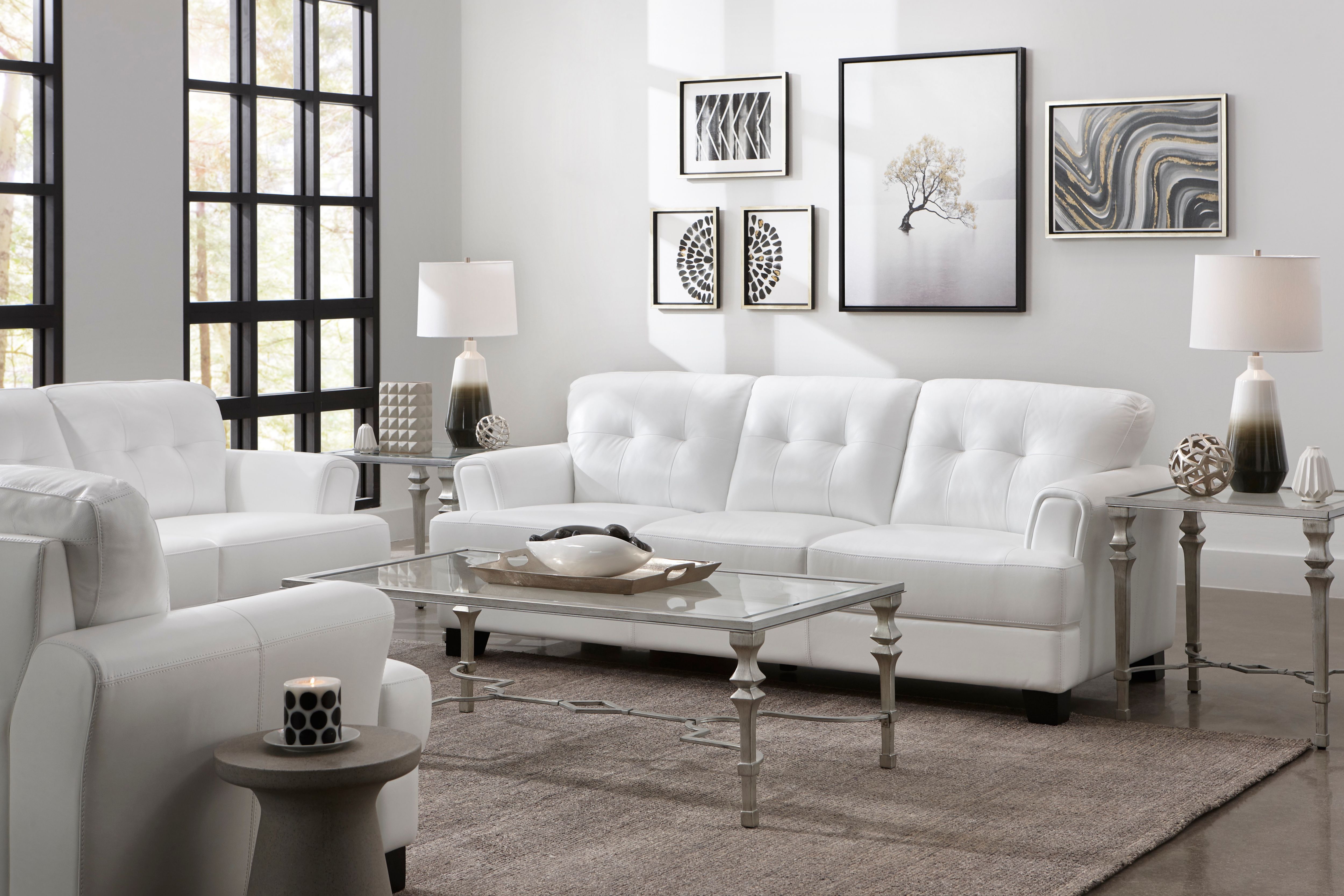 Raymour And Flanigan Leather Sofa