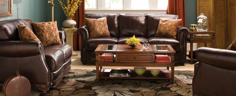 Traditional Leather Living Room Furniture Living Room