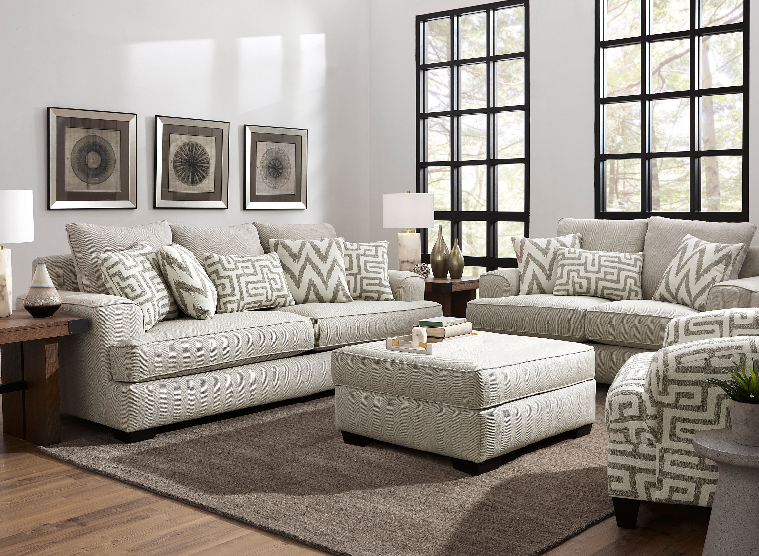 Marisa Chenille 2 Pc Living Room Set