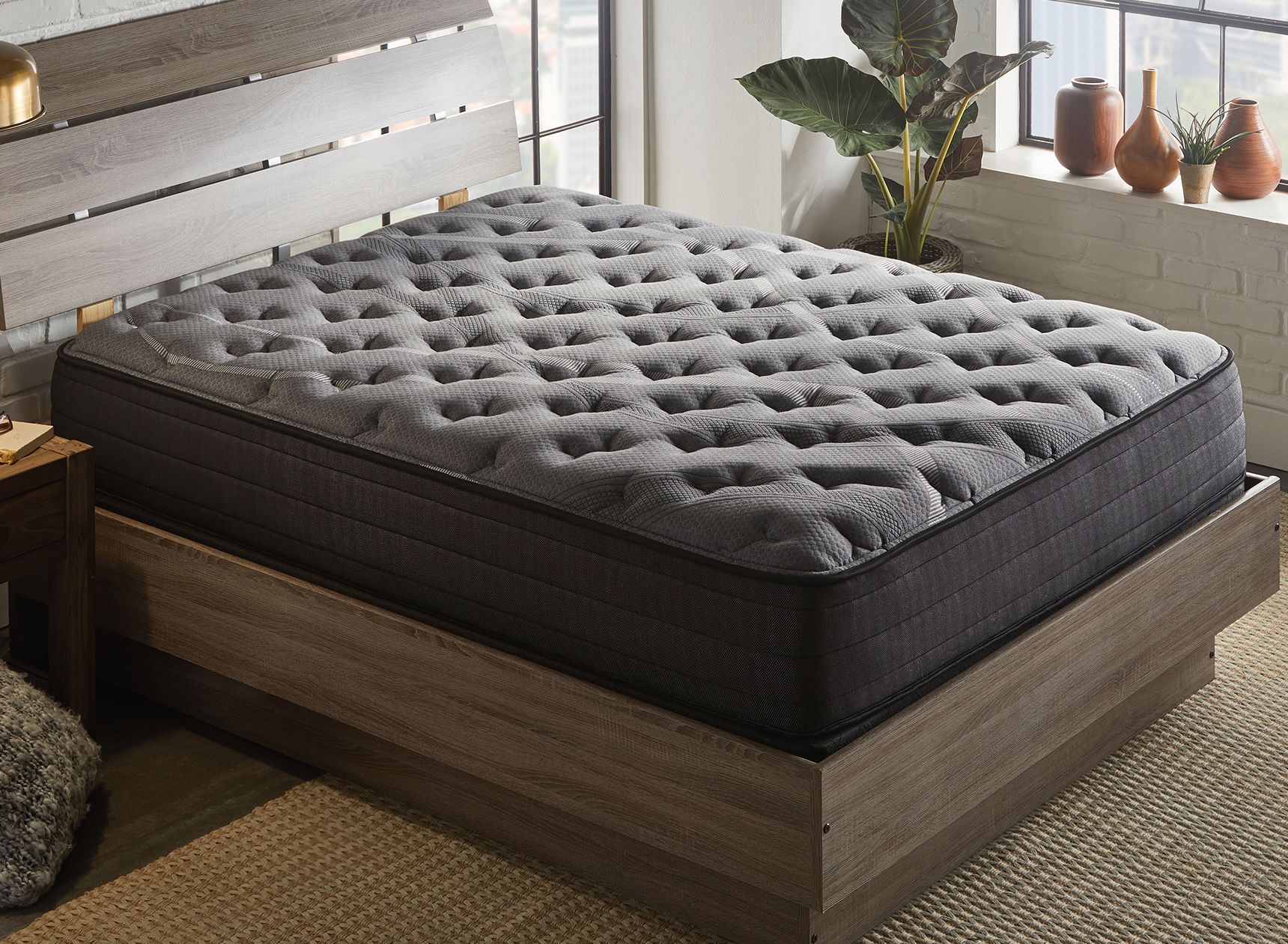 NightsBridge 12 inch Firm Pillow Top Hybrid Mattress in a Box