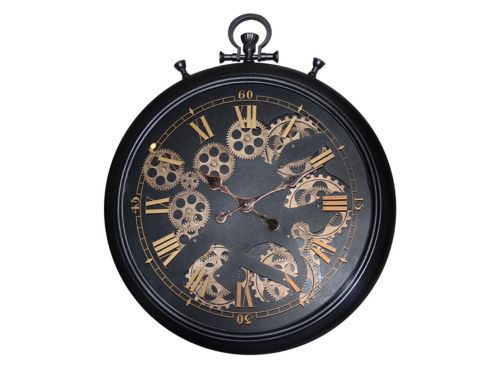 Kalvin Moving Gear Wall Clock | Raymour & Flanigan