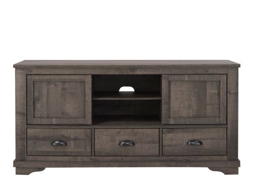 Raymour and flanigan corner deals fireplace tv stand