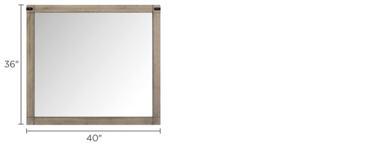 Ardley Bedroom Dresser Mirror | Raymour & Flanigan