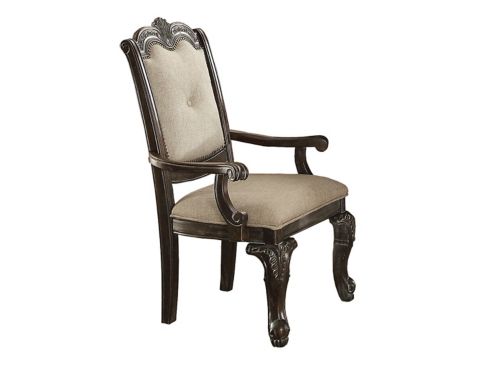 Louis XV Style Floral Accent Chair, 87% Off