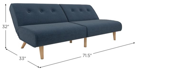 Palm Springs Split Futon Dimensions
