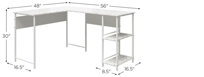 Ameriwood Home Berkeley L Desk | Raymour & Flanigan