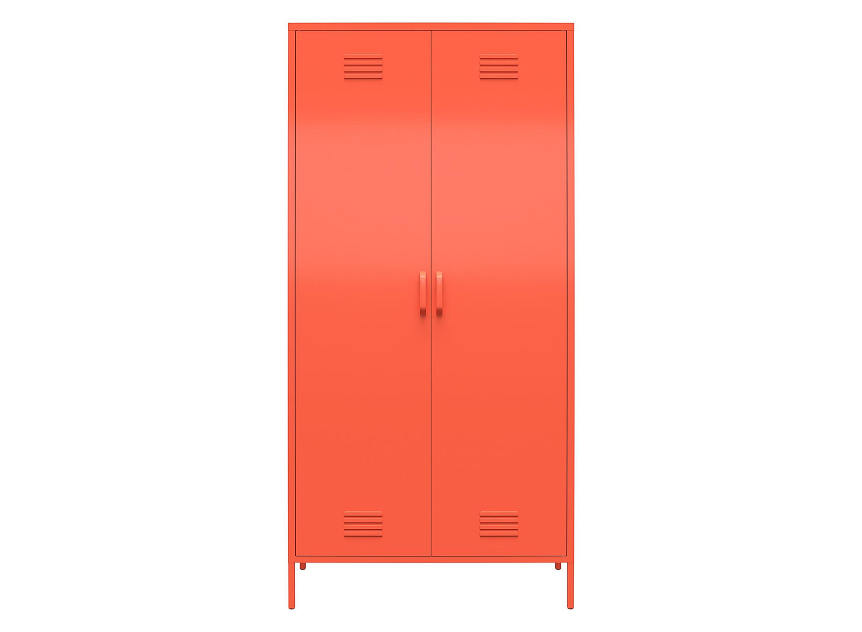 Novogratz Cache Tall Two Door Metal Locker Cabinet | Raymour & Flanigan