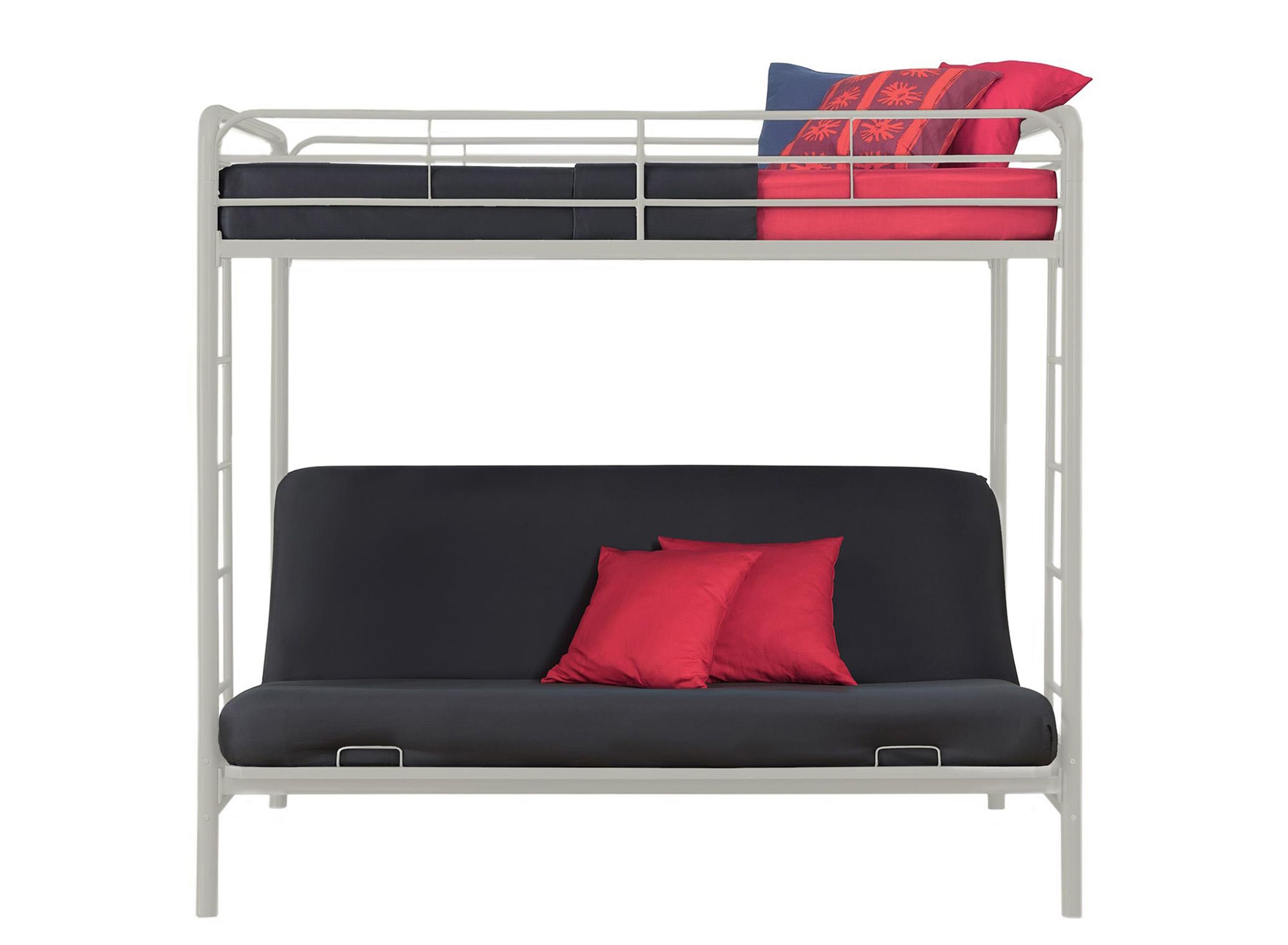 Sammie Twin over Futon Metal Bed Raymour & Flanigan