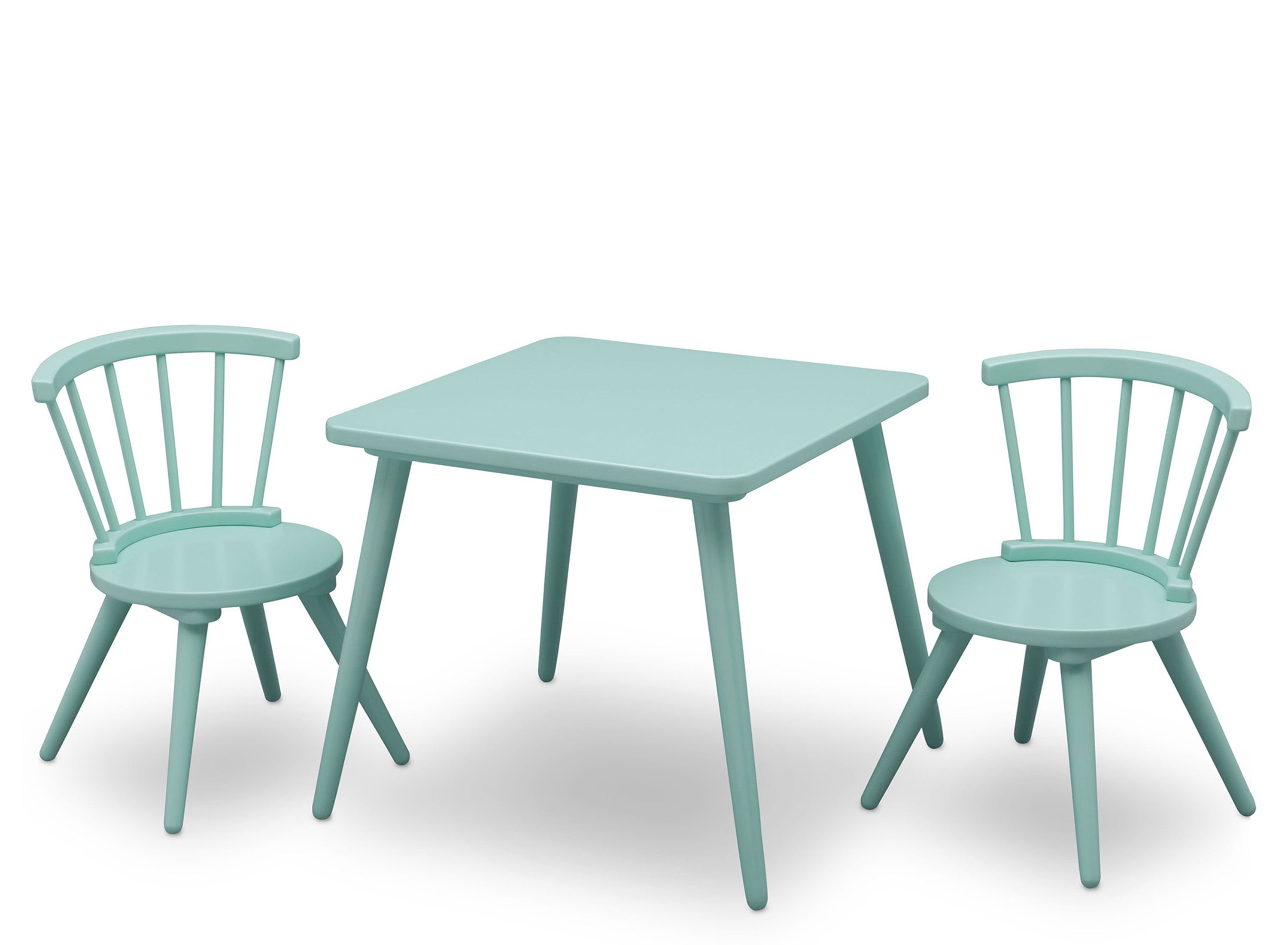 Delta windsor table and shop chairs aqua