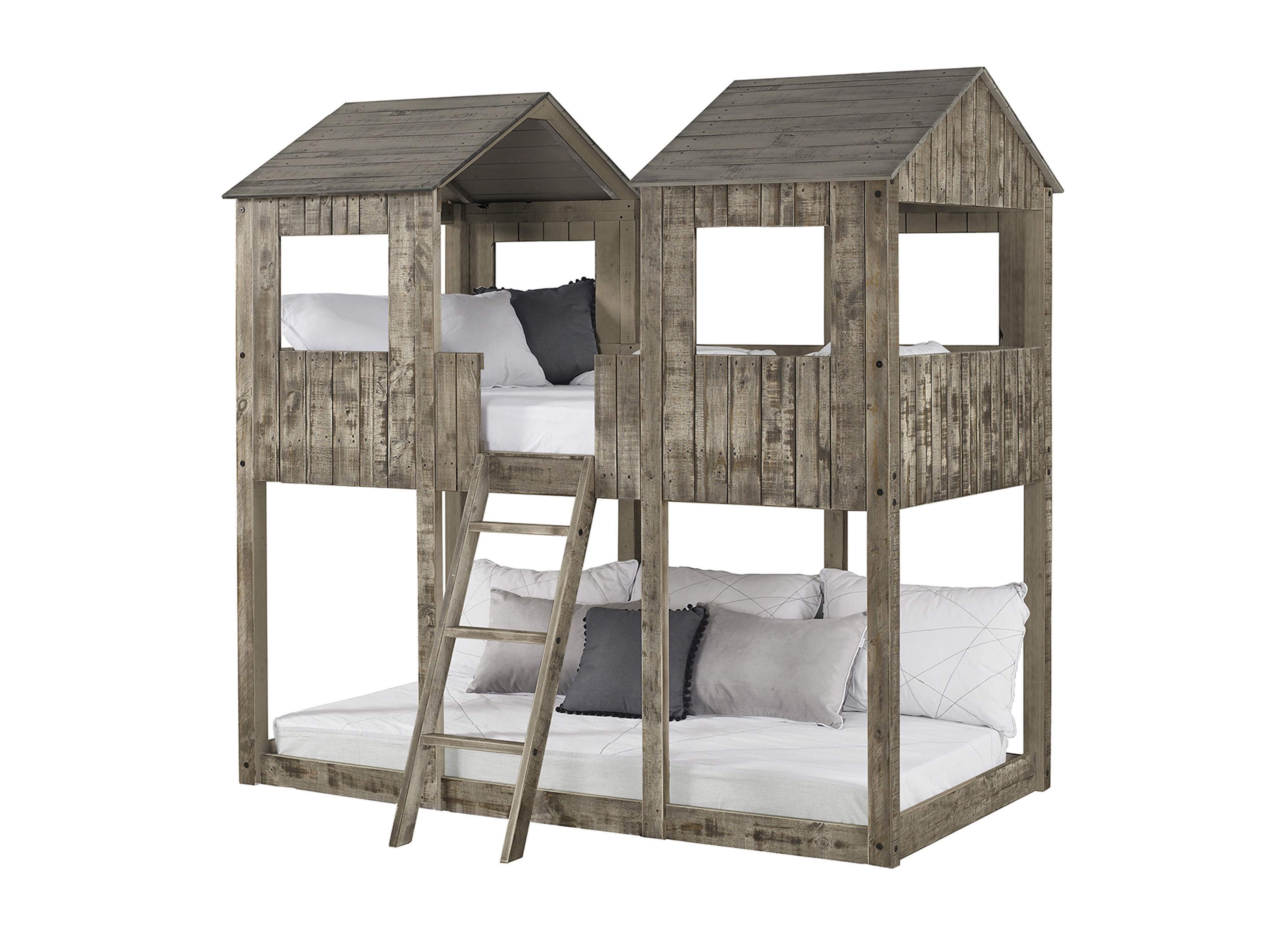 Twin tower outlet bunk bed