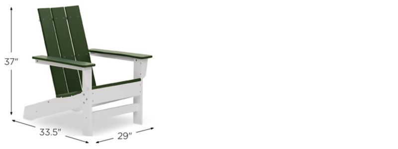 Aria Adirondack Chair Dimensions