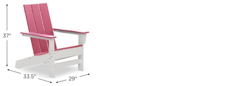 Aria Adirondack Chair Dimensions