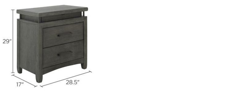 San Clemente Nightstand | Raymour & Flanigan | Raymour & Flanigan