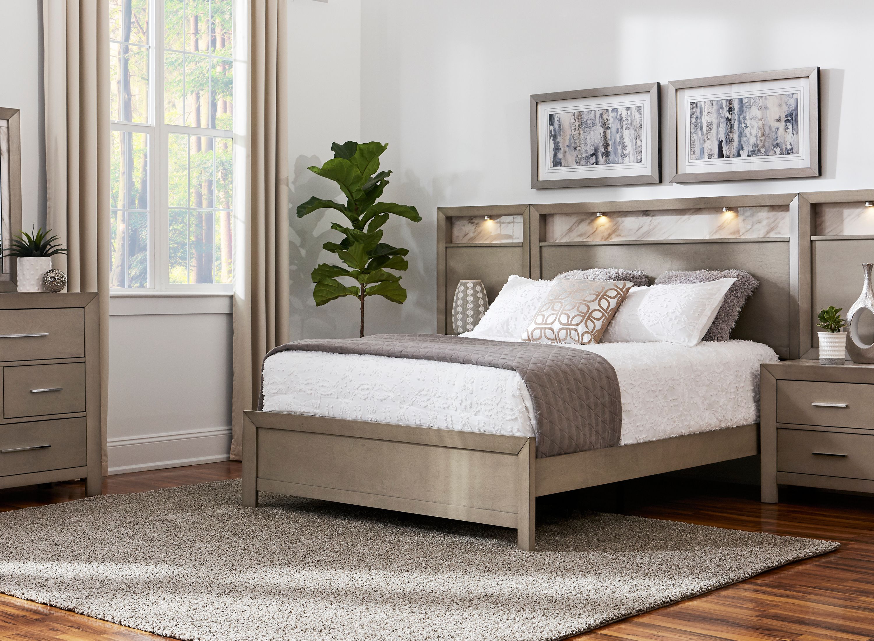 King size bedroom set deals raymour and flanigan