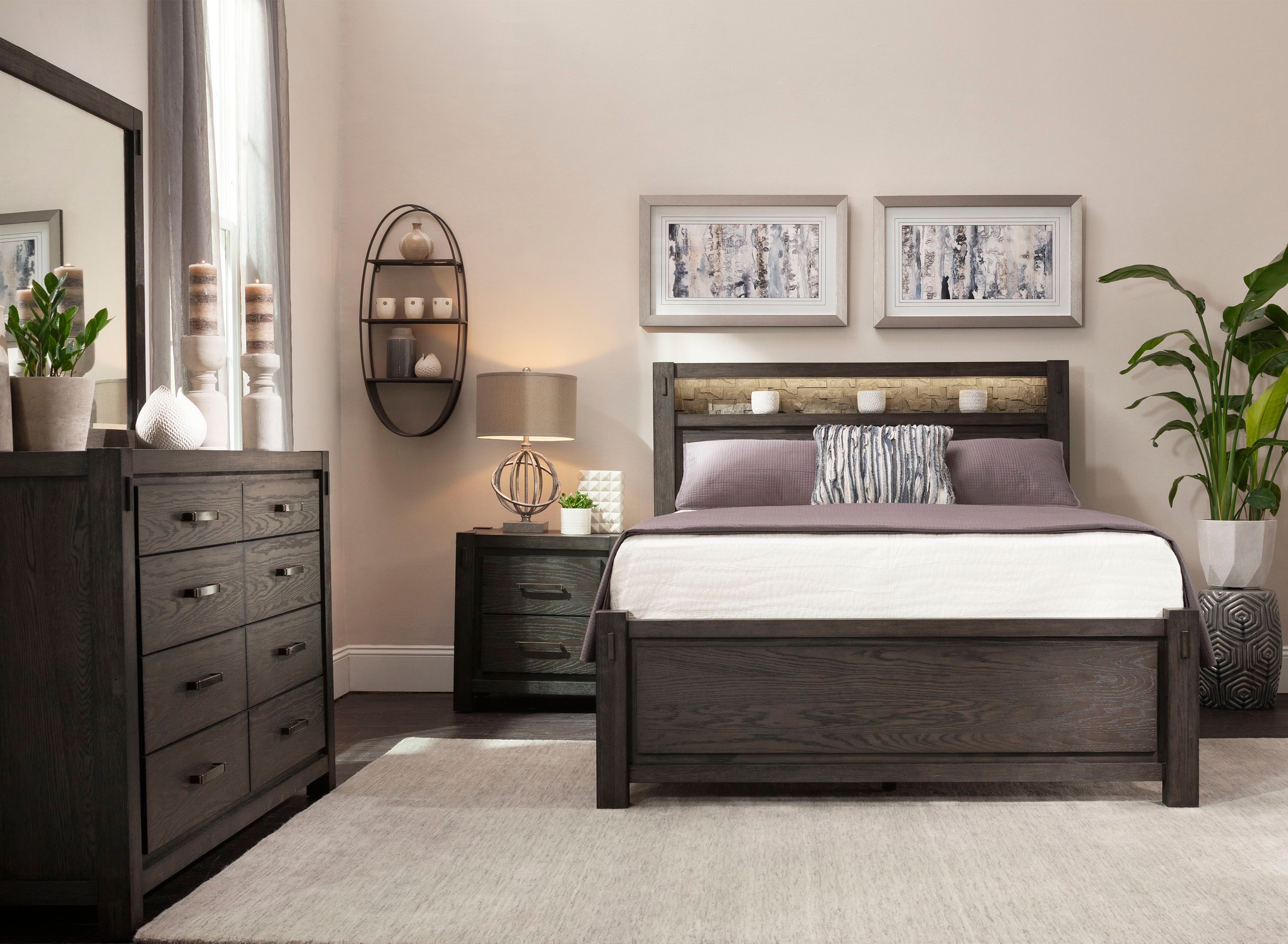 King size bedroom set deals raymour and flanigan