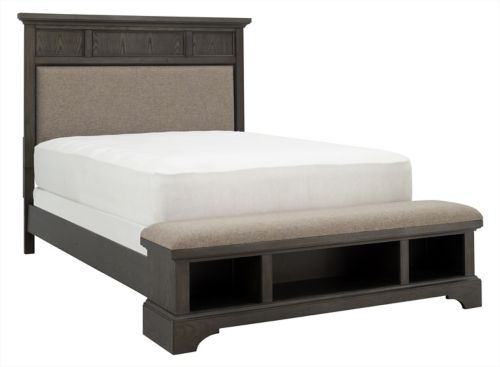 Queen size bed frame deals raymour and flanigan