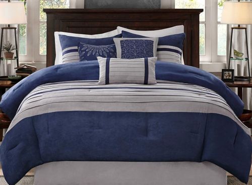 Quilts Comforter Set Deals Raymour, Navy Blue And Grey Bedding Sets