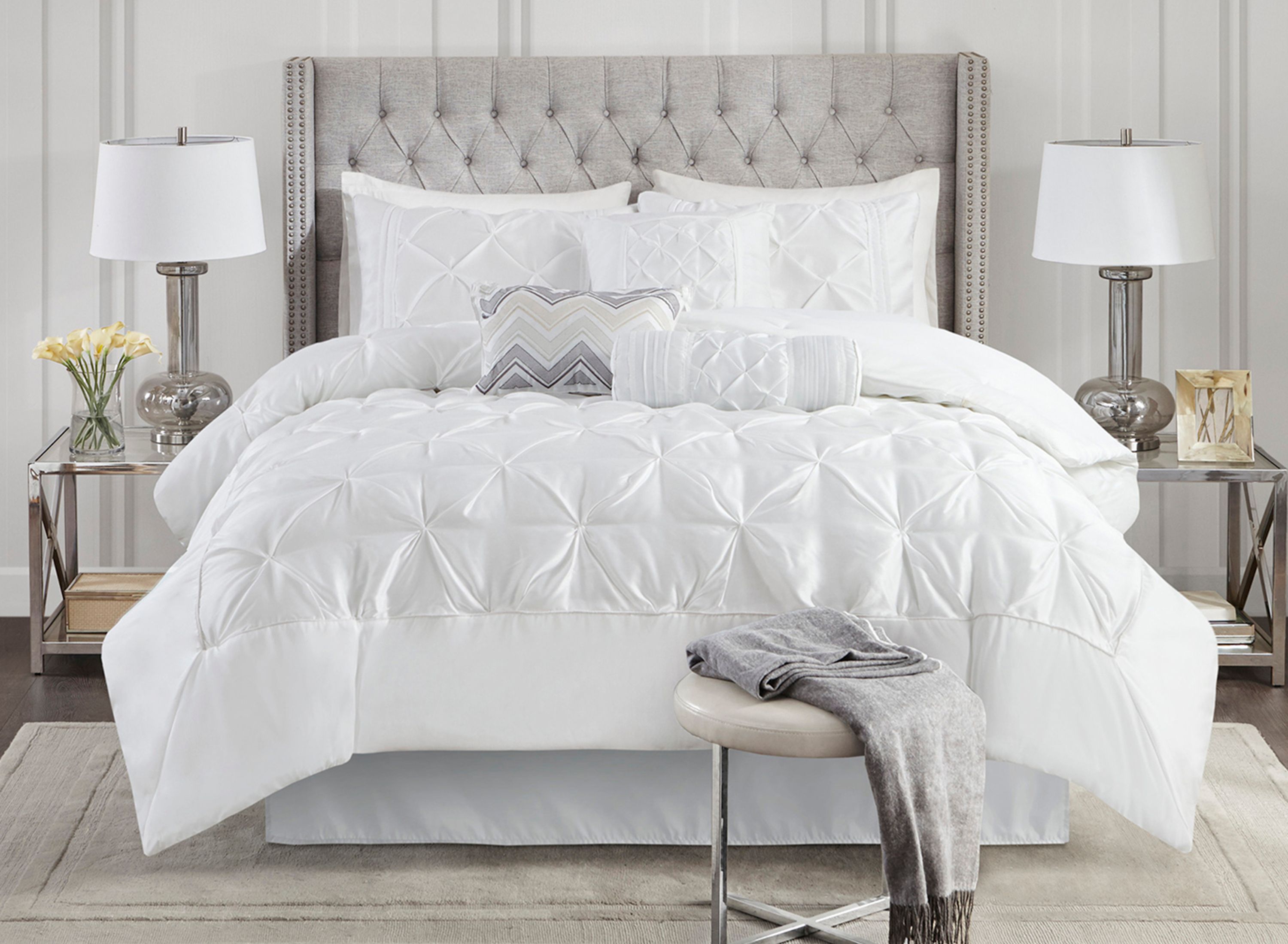 Laurel 7pc. King Comforter Set Raymour & Flanigan