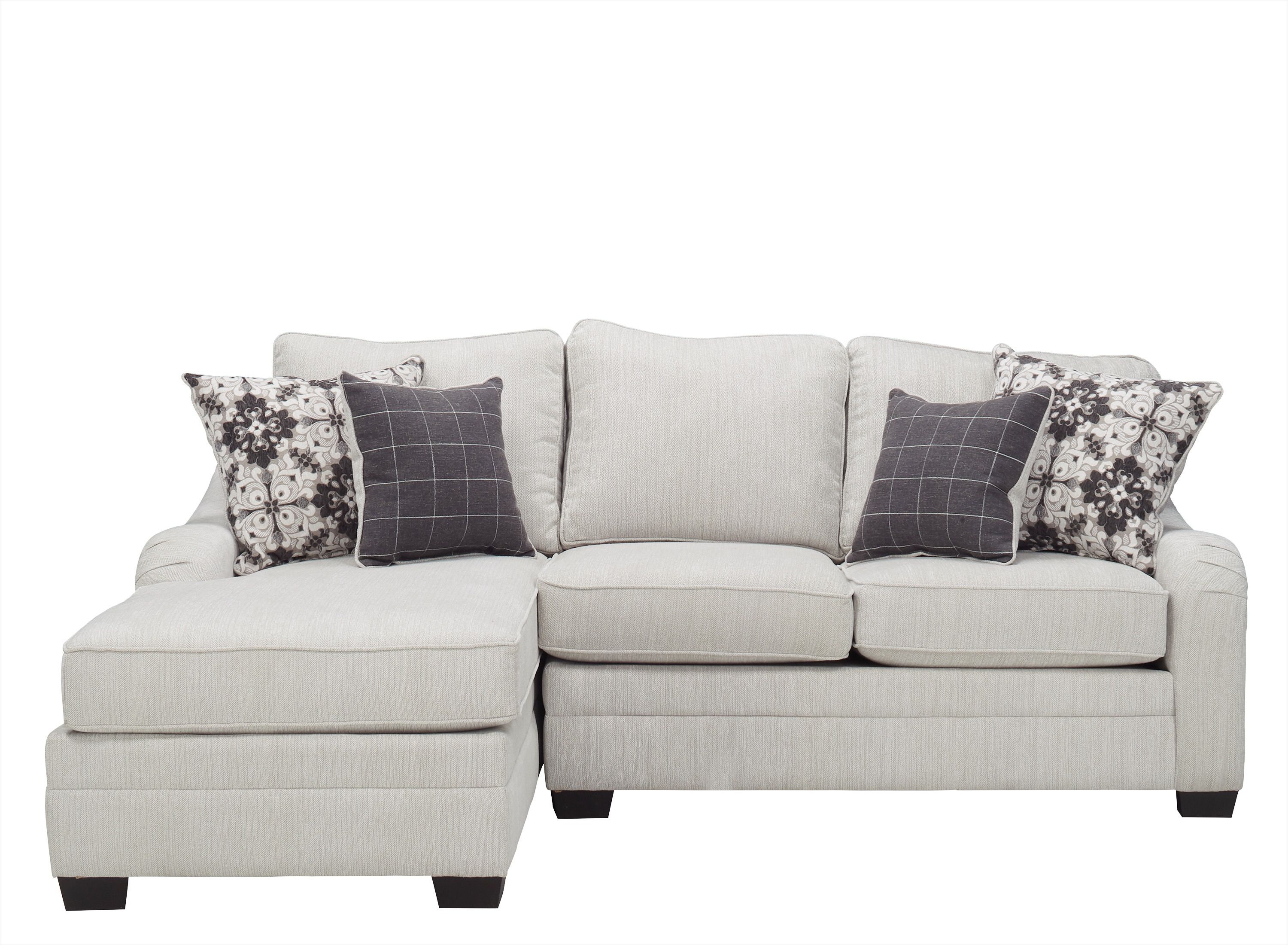 Caid 2-pc. Chenille Sectional Sofa | Raymour & Flanigan
