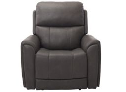 Calvin Power Recliner w/ Power Headrest & Lumbar | Raymour & Flanigan