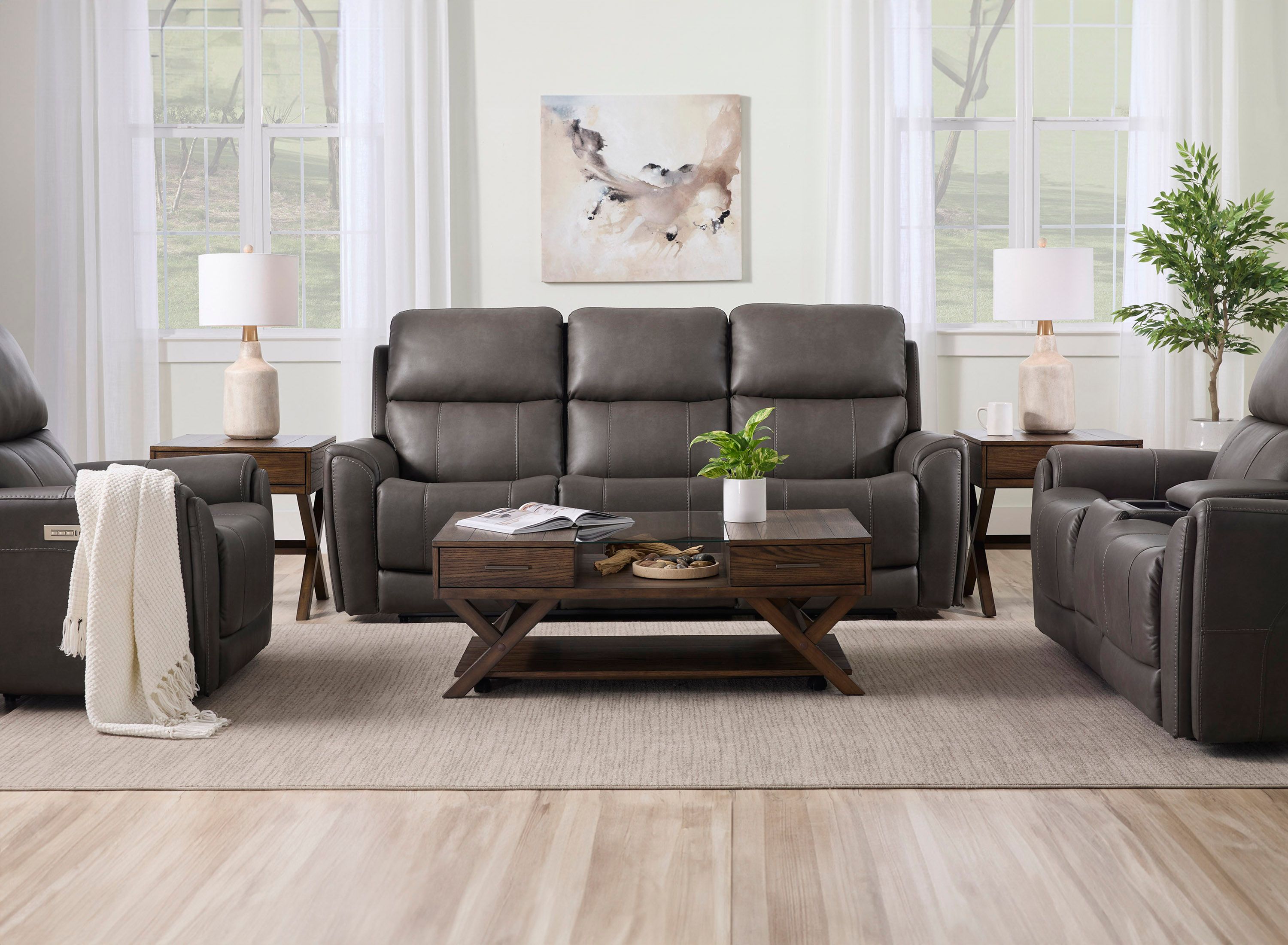 Calvin Living Room Set Raymour & Flanigan