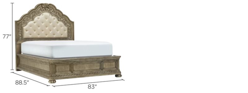 Genevieve King Bed Dimensions