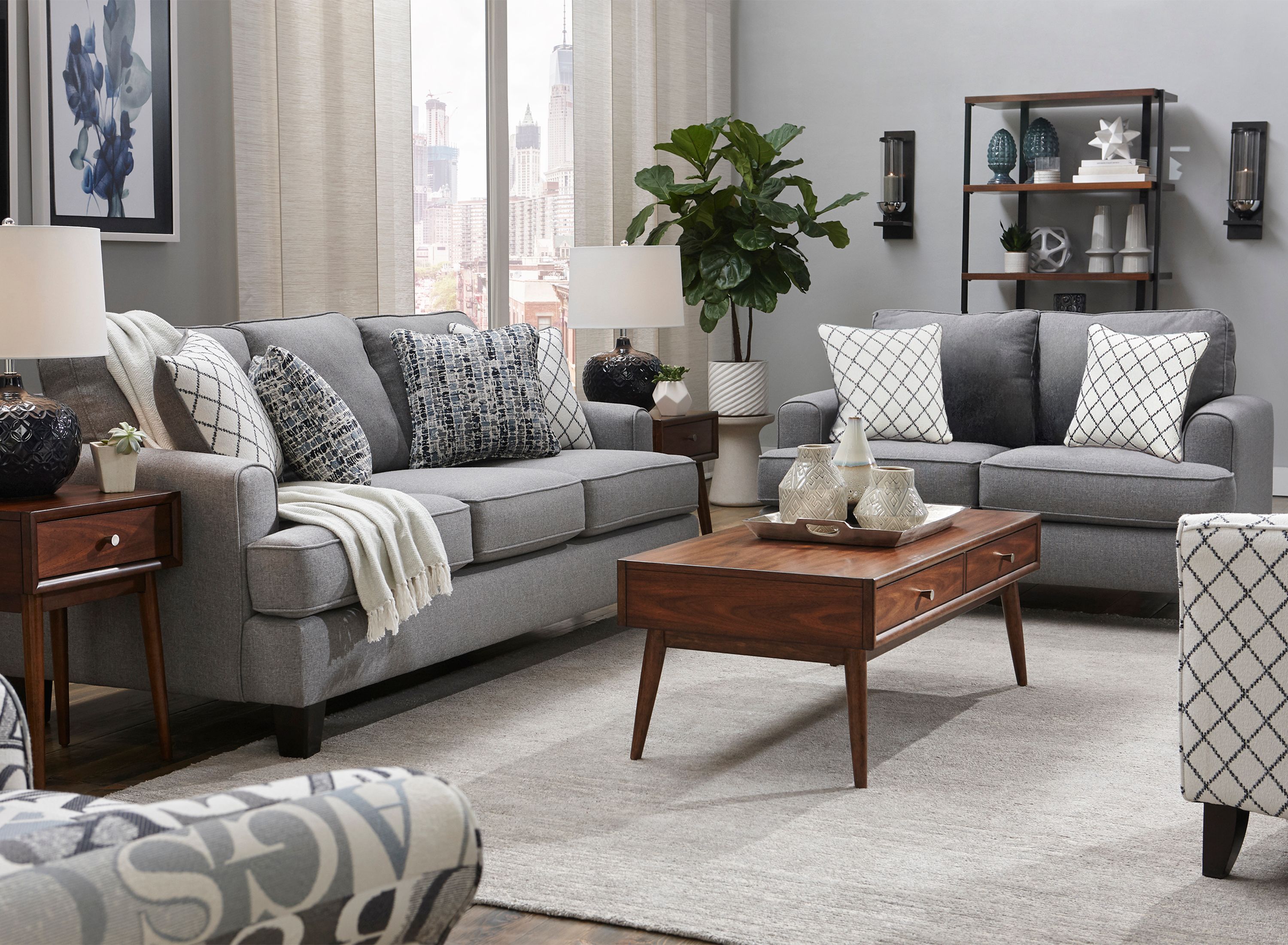 Alphie 2-piece Sofa and Loveseat Set