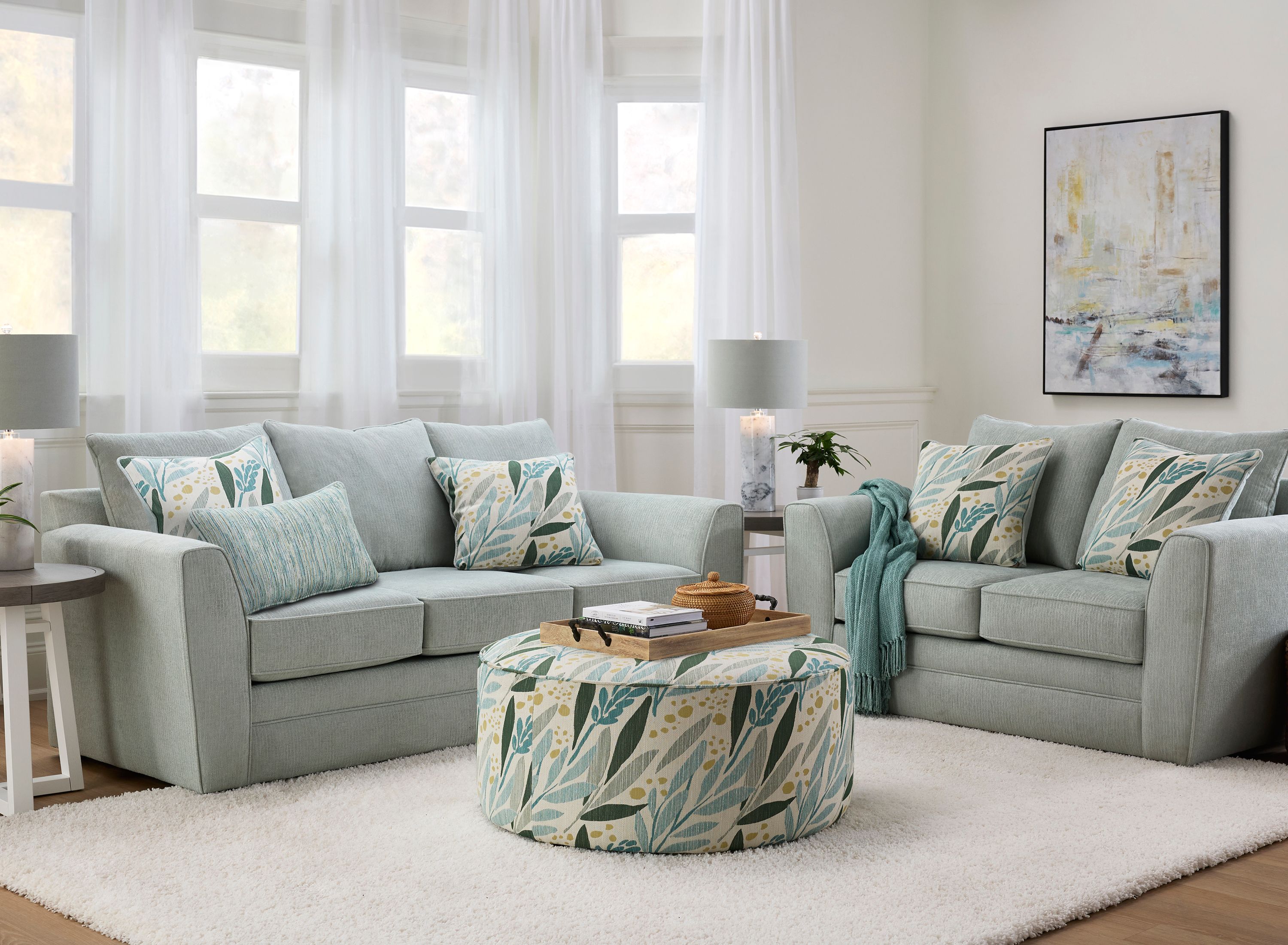 Meadow 2pc. Sofa and Loveseat Raymour & Flanigan
