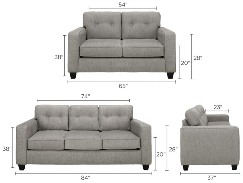 Longmont 2-pc. Sofa and Loveseat Set | Raymour & Flanigan