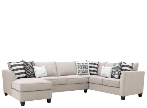 Daine 3 Pc Sectional Sofa Raymour, Sectional Sofas Raymour And Flanigan