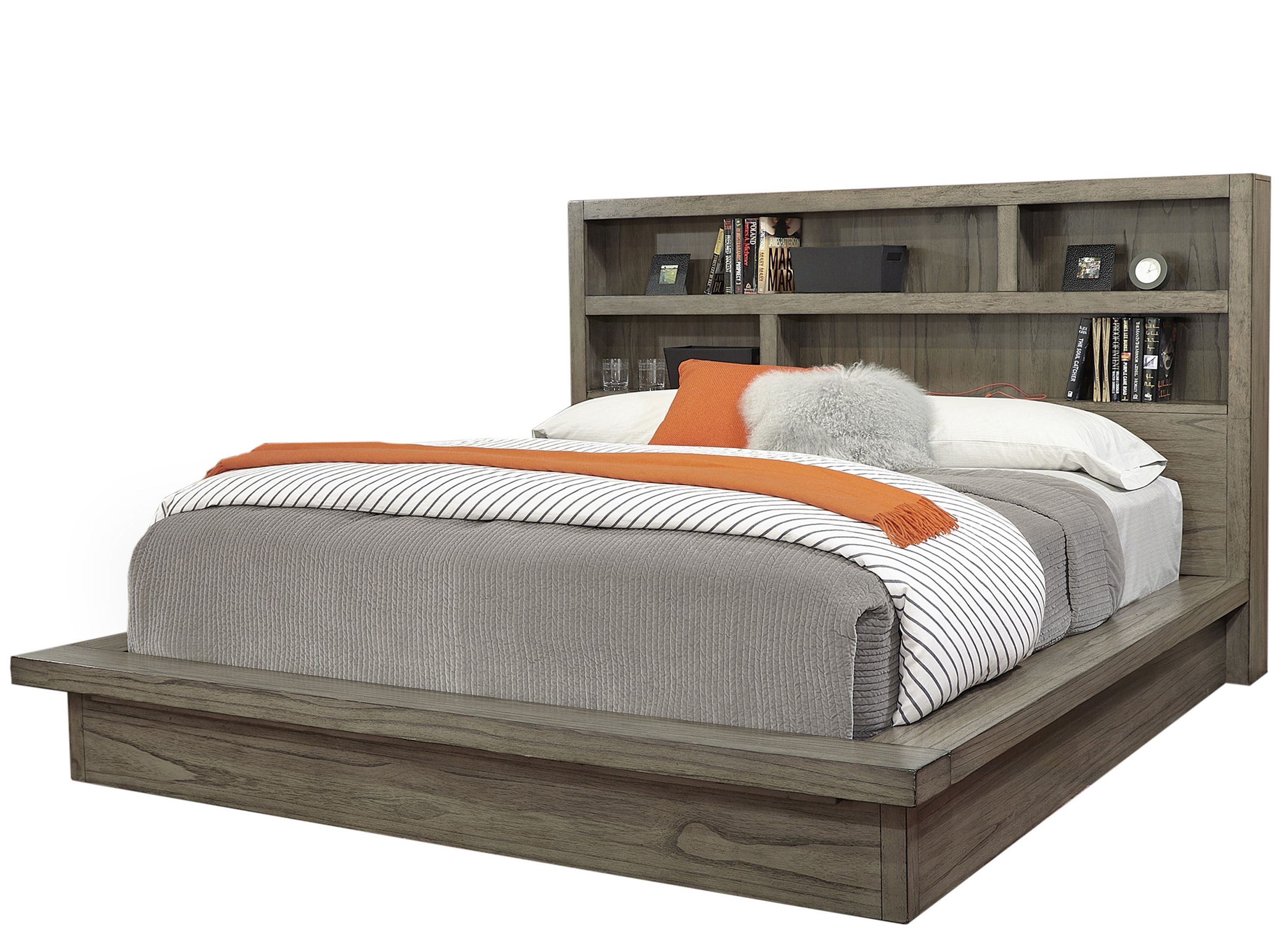 Modern Loft Queen Platform Bed | Raymour & Flanigan