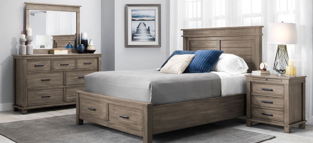 GLP-GY Hempstead 4-pc. Platform Storage Bedroom Set sku GLP-GY